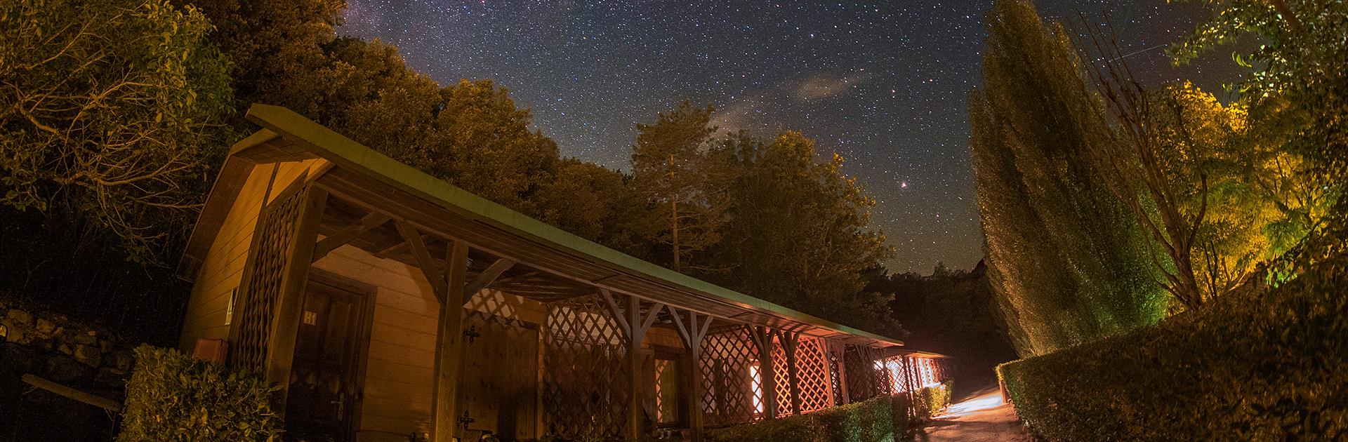 Alojamientos bajo un cielo de cinco estrellas